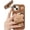 Brown Bear, variant on Kawaii 3D Sheep Phone Case for iPhone 14 Pro Max (with Retractable Phone Stand & Grip) Cute Girly Cartoon Soft Silicone Phone Cover for Girls, Kids, Teens, and Women, Blue