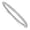 White, variant on Sterling Silver Pavé Rhodium-plated 175 Stone CZ Hinged Bangle