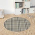 thumbnail image 4 of Vinny Tartan Taupe Kids Play Mat, 4 of 5