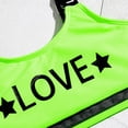thumbnail image 6 of Coerni Kids Girls Swimsuit 3pc Sports Bikini Letter Tank Top Bathing Suit Set with Shorts Briefs Girls Daily Sport Wear, 6 of 6