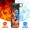 thumbnail image 6 of Yiaed Astronaut On Mars A Print Water Bottle with Straw Lid, Stainless Steel Double Wall Insulated Water Bottle | Leak-Proof and Spill-Proof Water Bottle, 6 of 8