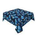 thumbnail image 6 of Zufioo Blue Butterfly Print Square Decorative Tablecloth, Wrinkle-resistant, Waterproof and Oil-resistant Tablecloth Coffee Table Cloth, Suitable for Restaurants-54"x54", 6 of 8