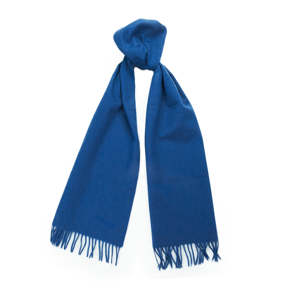 S.T. Dupont - St. Dupont Paris 100WS AZ Cobalt Blue 100% Cashmere ...