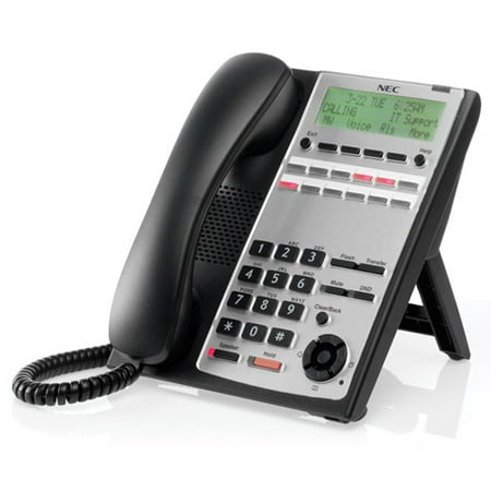 NEC 1100061 - Black Digital 12-Button Telephone