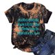 thumbnail image 3 of Camiseta de mujer Camisetas Cuello redondo Camiseta de manga corta Estampado de letras Tie-dye Camiseta Tops Blusa Regalo para mujeres Pompotops hkajfhjk468240, 3 of 8