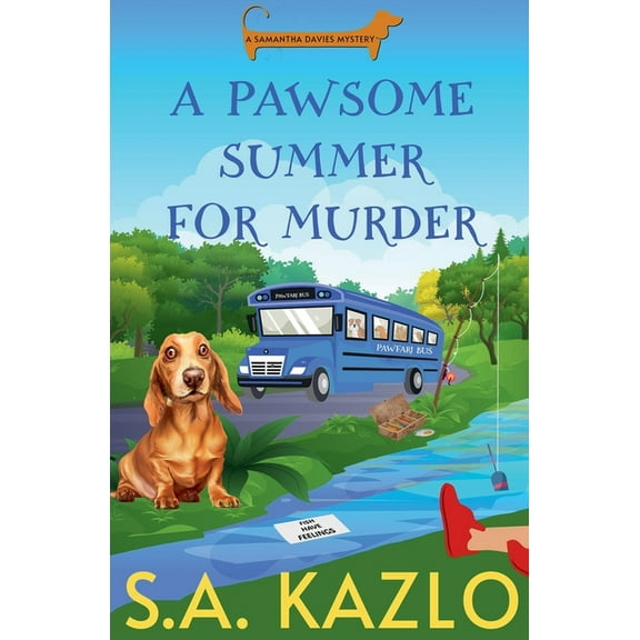 Samantha Davies Mystery A Pawsome Summer For Murder, Book 7, (Paperback)