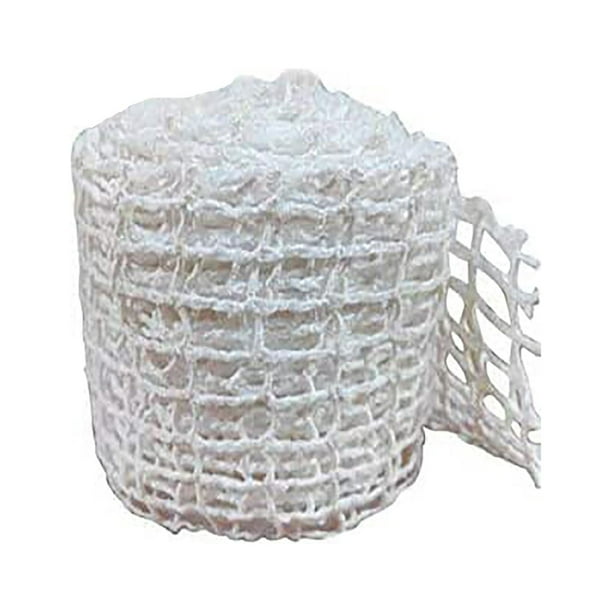 Rollo de red elástica para carne de 5 m, 18 cm de ancho para jamón/salchichas, sujeción segura durante el asado/curado, fácil de cortar y quitar para uso en la cocina