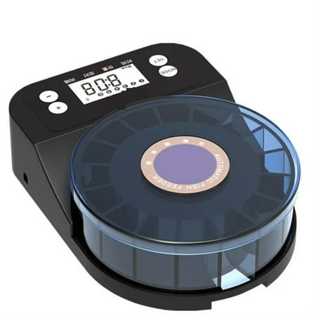 Fish Tank Automatic Feeder Aquarium Mode Regular And Quantitative Feeding Of Fish 60ml Capacity Large Capacity