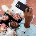 thumbnail image 6 of Compatible with iPhone 12 Case 6.1 and iPhone 12 Pro Case, Slim Liquid Silicone 3 Layers Full Covered Soft Gel Rubber Phone Case Cover 6.1 inch-Dark Purple, 6 of 11
