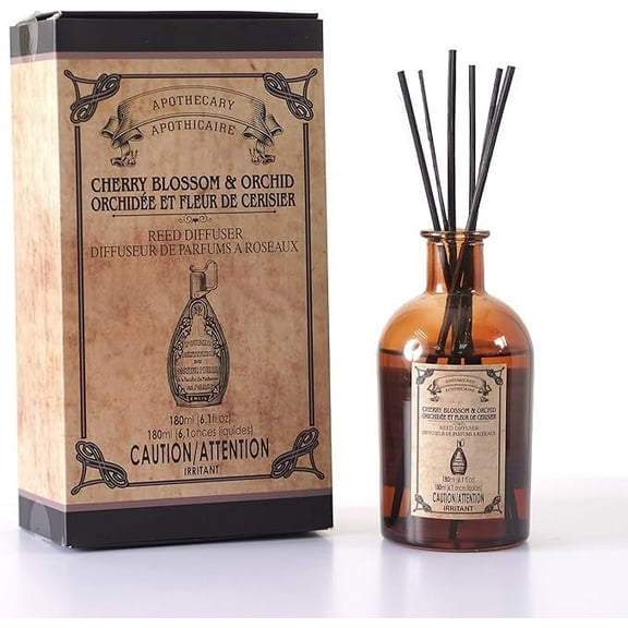 Hosley Cherry Blossom & Orchid Reed Diffuser 180ml – Home Décor Gift