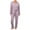 Purple, variant on Riforla Long Sleeve Pajamas Pajama Sets Two Piece Pajama Casual Sets Pajama Sets for Women Purple L