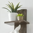 thumbnail image 6 of Danya B. Arica Utility Column 4-Tier Spine Wall Shelves - Hickory, 6 of 16