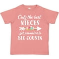 thumbnail image 3 of Inktastic Only the Best Nieces Get Promoted to Big Cousin Boys or Girls Toddler T-Shirt, 3 of 5