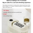 thumbnail image 3 of Mini Ice Maker Countertop, Portable Compact Ice Machine, 8 Ice Cubes in 10 Mins, Small Nugget Ice Maker with Car Adapter, Quiet Bullet Ice Maker, for Home, Kitchen, Office, Camping, 3 of 9