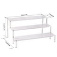 thumbnail image 4 of XISAOK Acrylic Display Stand 3 Tier Riser Display Shelf Showcase for Action Figures Cupcakes Dessert Candy Treat Display Makeup Perfume Organizer, 4 of 13