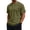 Army GreenA0602U&03, variant on S-4XL Men's Henley Shirts 3 Button Mens Short Sleeve Shirts Basic Lightweight Breathable Workout Mens Big and Tall Shirt Gray XL