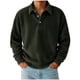 thumbnail image 1 of pstuiky mangas largas para hombre, Cárdigan informal de manga larga con solapa y botones para hombre, color liso camisetas de hombre xxxl, 1 of 4