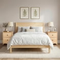 thumbnail image 5 of Ktaxon Solid Wood Nightstand with 2 Drawer Traditional Farmhouse Nightstand Bedside Table End Table, Wood, 5 of 8