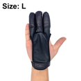 QUTETN Archery Glove Finger Tab Accessories Leather Gloves for