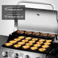 thumbnail image 4 of MASTER COOK Propane Grill, BBQ 4-Burner Cabinet Style Grill Propane with Side Burner, Stainless Steel, 4 of 7