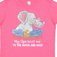 thumbnail image 4 of Inktastic My Opa Loves me to the Moon and Back Elephant Family Boys or Girls Toddler T-Shirt, 4 of 5