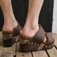 thumbnail image 4 of Borniu Womens Sandals Flip Flops for Women, Womens Orthotic Flip Flops Plantar Fasciitis Sandals For Flat Feet with Arch Support Comfortable Walking Wedge Sandals, 4 of 9