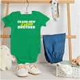 thumbnail image 3 of Little Brother New Baby Announcement Bodysuit Jumper Boys Infant Baby Brisco Brands 12M, 3 of 6