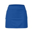 thumbnail image 6 of Athletic Skorts for Women High Waist Tummy Control Golf Tennis Skirts Summer Causal Solid Shorts with Pockets, 3XL, 6 of 7