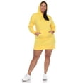 thumbnail image 2 of White Mark Plus Size Hoodie Sweatshirt Dress, 2 of 5