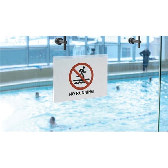 Tarifold P20061 9 x 12 in. Water-Resistant Repositionable Pocket, Clear - Pack of 10