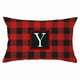 thumbnail image 1 of Funda de almohada navideña con diseño de muñeco sin rostro, gnomo enano, duende, enrejado, árbol de Navidad, copo de nieve, lino estampado, funda de almohada para sofá, funda de almohada de piel de me, 1 of 1