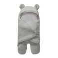 thumbnail image 4 of Facrlt Baby Cute Cotton Receiving White Sleeping Blanket Boy Girl Wrap Swaddle, 4 of 4