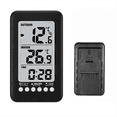 thumbnail image 3 of Digital Thermometer Meter with Clock Function Outdoor Indoor LCD Wireless Temperature Thermometers Weather Station, 3 of 6