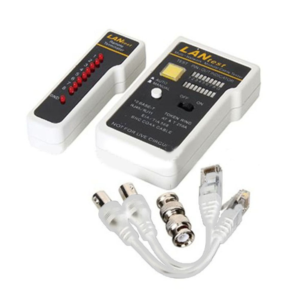 fashionhome Mini Network Wire Tester Cable Gauge Coaxial Cord