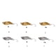 thumbnail image 5 of Yuarrent Kit de cucharas de trucha Señuelo de pesca Spinner Cebos Agua salada Swimbait Type1 NO1, 5 of 6