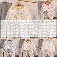 thumbnail image 3 of TOWED22 Toddler Boys Pajamas 2 Piece Long Sleeve Pjs Set Cotton Kids Fall Winter Sleepwear 6-12 Months 12-24 Months 2t 3t 4t 5t 6t 7t 8t 9t Children,Yellow,6-12 M, 3 of 4
