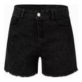 thumbnail image 4 of Pantalones Cortos De Mezclilla Elásticos Para Mujer, 4 of 6