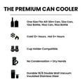 thumbnail image 5 of Frost Buddy Universal Stainless Steel Can Cooler, Double-Wall Insulated Beverage Holder for 12 oz & 16 oz Regular and Slim Cans and Bottles (Texastea), 5 of 6