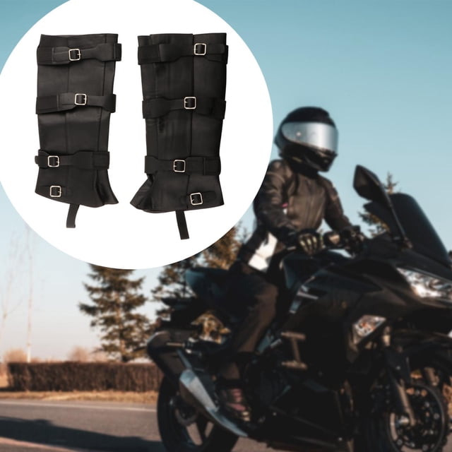 Tapas de botas , fundas para zapatos para hombres, protectores de la moda para festivales de cosplay Negro Altura 425 cm.