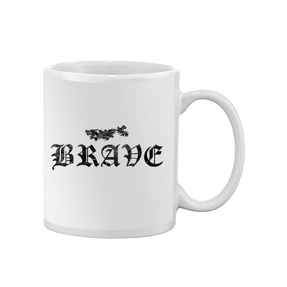 Japanese Dragon Brave Banner Mug - Image by Shutterstock,