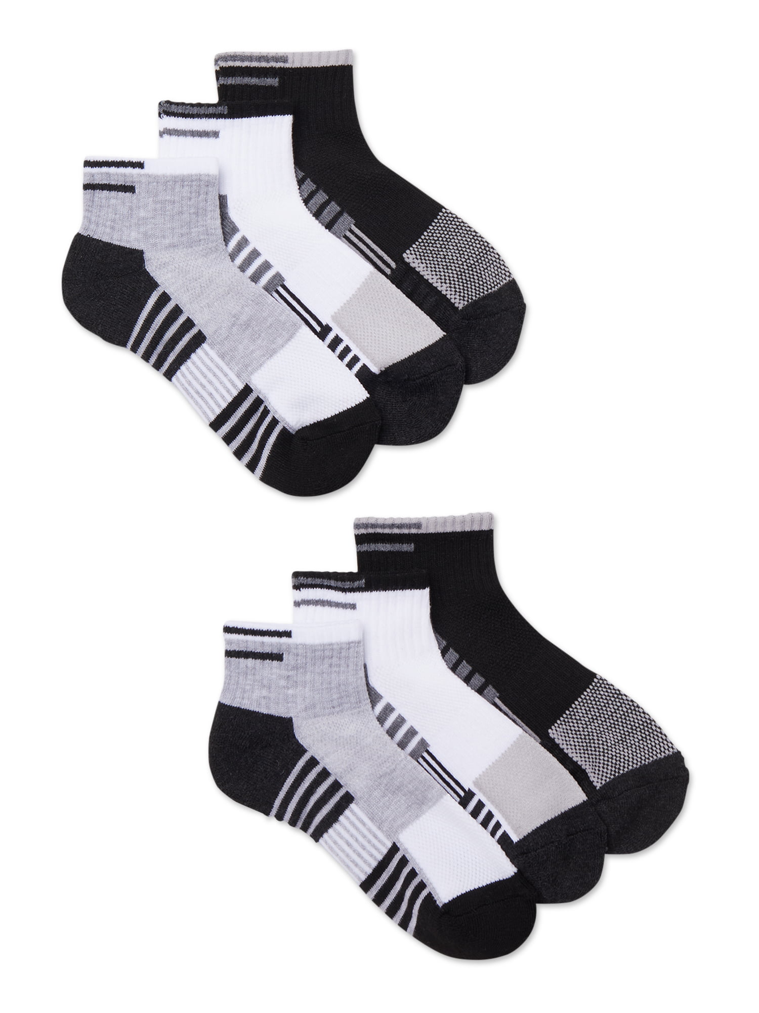 Athletic Works Boys Ankle Socks, 6 Pack - Walmart.com