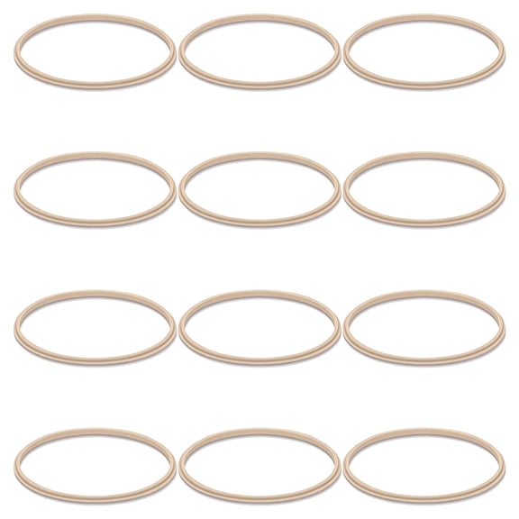 12 Pack Replacement Silicone Rings Easy Installation Gasket Water Bottle Seal for Water Bottle Lid Suitable for Sealing