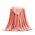 thumbnail image 3 of Xuniizn Soft Blankets, Throw Blanket for Couch, Flannel Sherpa Blanket Fleece Blanket for Adults, Cozy, Plush, Thicken, Reversible, Machine Washable, Rose Gold, 3 of 4