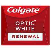 Colgate Optic White Renewal Teeth Whitening Mint Toothpaste, Brilliant Shine, 3.0 Oz
