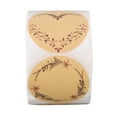thumbnail image 1 of 500pcs Label Sticker Kraft Paper,  Gift Tags Stickers Self Adhesive Round Tags Stickers For DIY Perfume Gift Box Storage Bottle, 1 of 8
