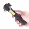 thumbnail image 2 of Luz de trabajo LED recargable, luz de inspección 2 en 1 con rotación de 360 ​​grados y lámpara de antorcha con base magnética y gancho para taller en casa, 2 of 5