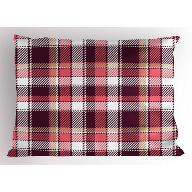 checkered pillow