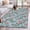 Blue, variant on 3'x5' Area Rugs, Spring Roses Botanical Indoor Outdoor Area Rug for Living Room Bedroom, Farmhouse Floral Blue Washable Bathroom Rugs Kitchen Floor Carpet Mats Home Decor Aesthetic