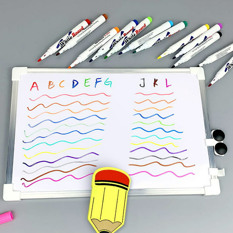 8/12Pcs Floatable Erasable Whiteboard Marker Colored Pens