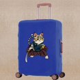 thumbnail image 1 of Luggage Cover Elasticity Dust-proof Travel Accessory Covers Apply To 18-32 Inch Suitcase Samurai Print Trolley Protective Case 8samurai026 M (22-25inch), 1 of 6